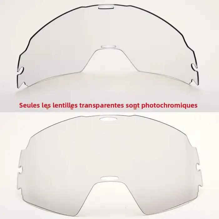 Lunettes de Motocross Photochromiques UV400 BOLLFO Multicolores pour VTT Tout-Terrain Anti-Poussière Lunettes de Course Occasions Spéciales
