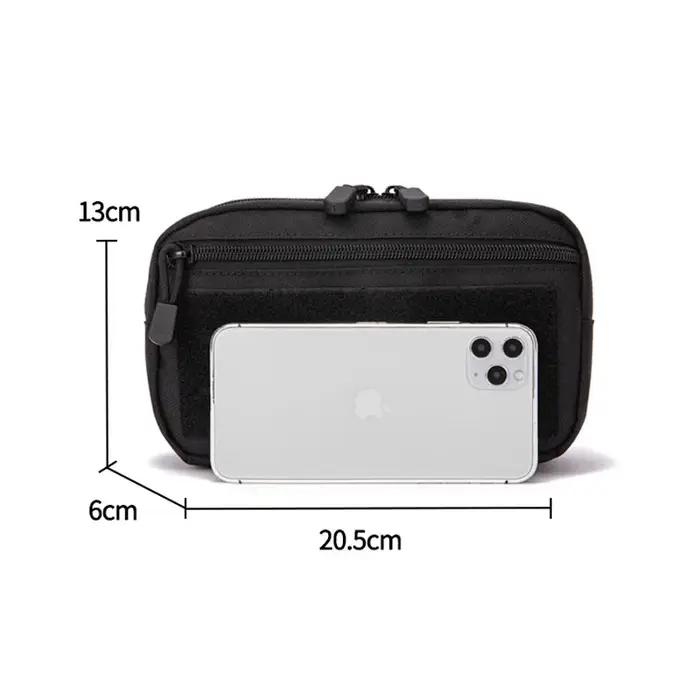 Pochette tactique Molle pour téléphone portable, pochette EDC, sac de taille, pochette pour outils u
