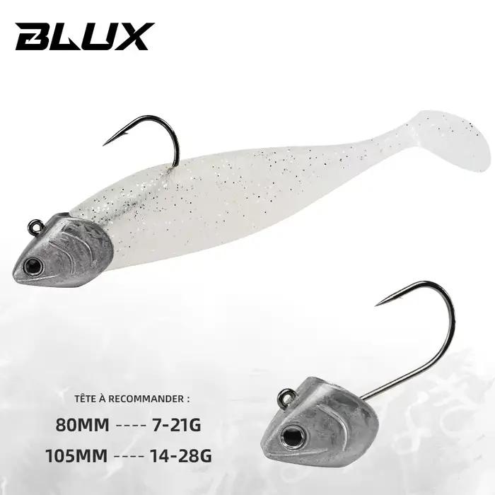 BLUX bld SHAD 80mm 105mm leurre de pêche souple
