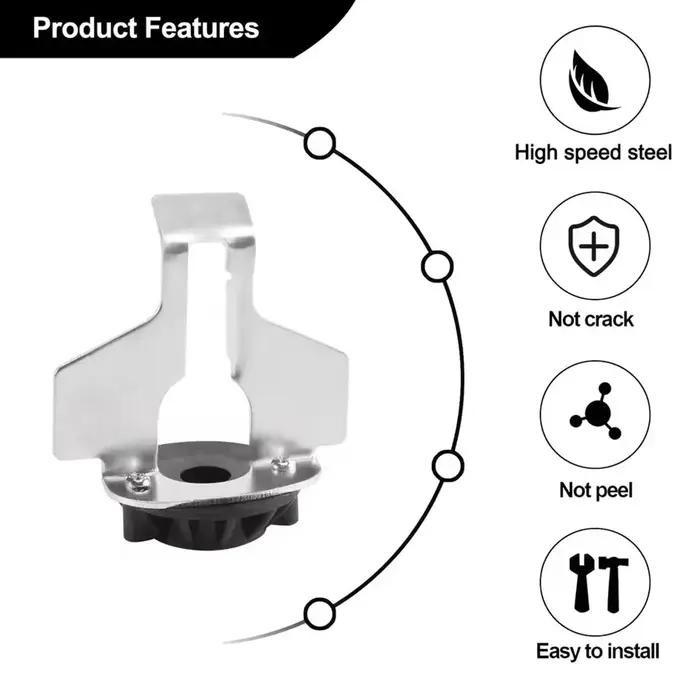 Kit d'affûtage de tronçonneuse en acier rapide pour tronçonneuse et outils de meulage à offrir pour bricoleurs et artisans travaux du bois