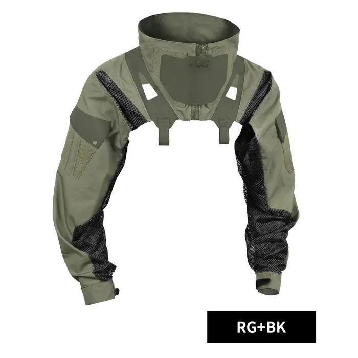 Uniforme combat tactique DMgear manches longues - Vêtement camouflage respirant confortable chasse outdoor