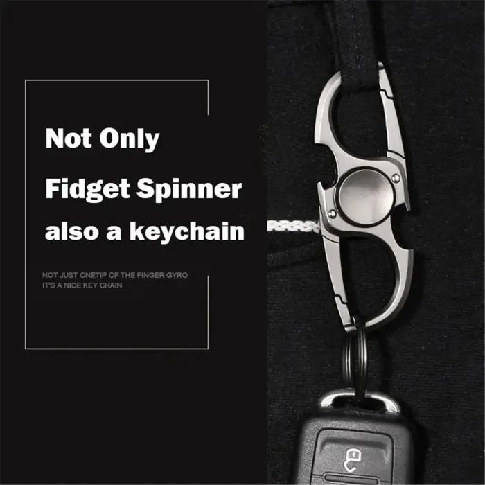Spinner à doigt Fidget main Spinner Anti-anxiété jouet soulage le Stress doigt Spinner Ketchain ouvr