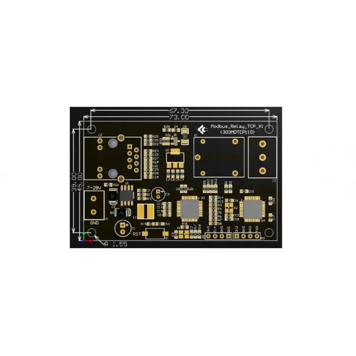 Module de relais réseau monocanal Modbus RTU, relais de contrôle de réseau local Ethernet câblé, prend en charge le développement secondaire