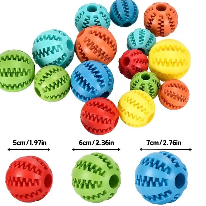 Balle de jeu résistante pour chiens jouets à mâcher distributeur de friandises pour chiots et chiens de petite moyenne et grande taille occasionnellement utilisé en sécurité