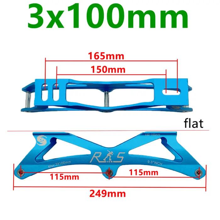cadre de patins de vitesse cadre de vitesse enfants 3x90mm 3x100mm 135-165MM
