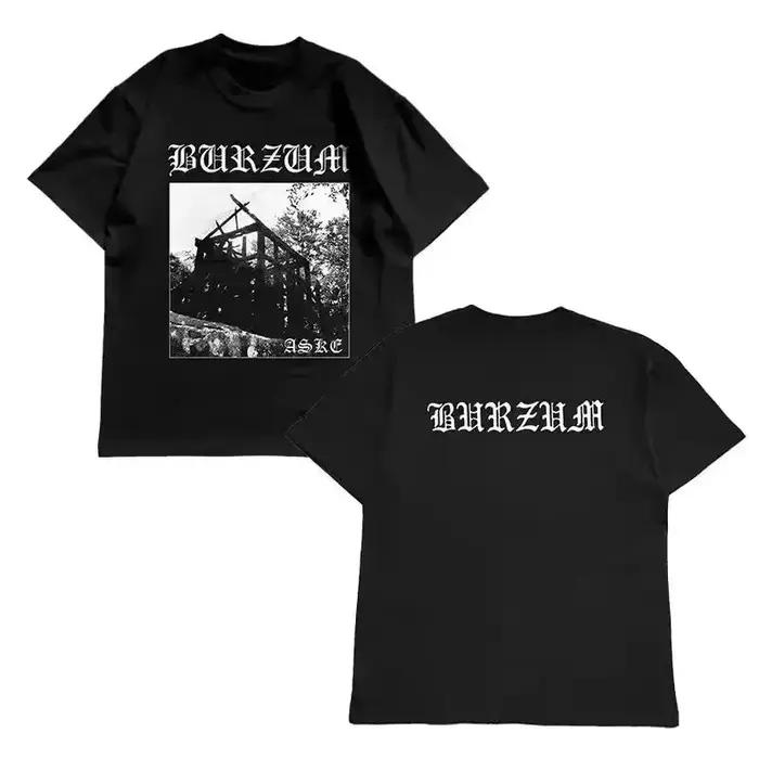 Heavy Metal Rock Band imprimé à manches courtes rétro Y2K T-shirt décontracté ample Streetwear unisexe sport col rond