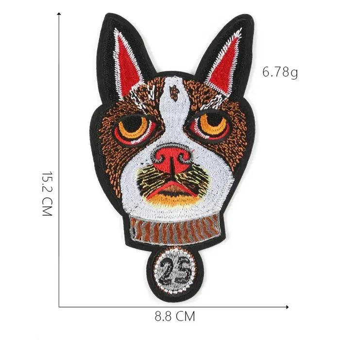 5 pièces/sac dessin animé mignon chien modèle vêtements accessoires bricolage pulls chaussures chapeaux bagages accessoires broderie patchs