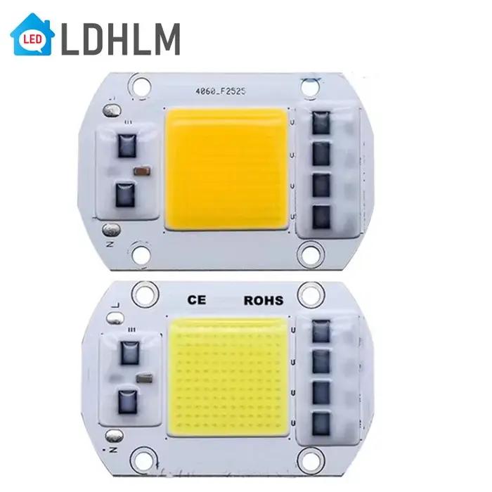 Puce LED COB pour budgétaire, pas besoin de pilote, perles de lampe LED pour budgétaire, puce d'écla