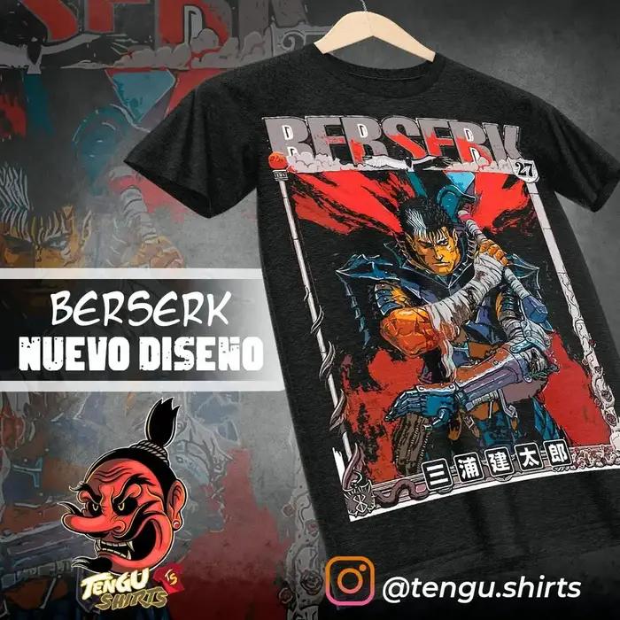 Berserk Anime T-shirt hommes femmes surdimensionné Y2k coton ample à manches courtes rue Harajuku ha
