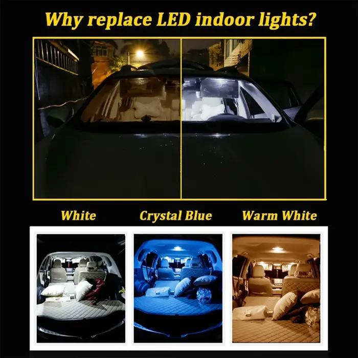 Kit d'éclairage intérieur LED pour Opel, ampoules de lecture breton, Canbus, 12 pièces, SachMokka, M
