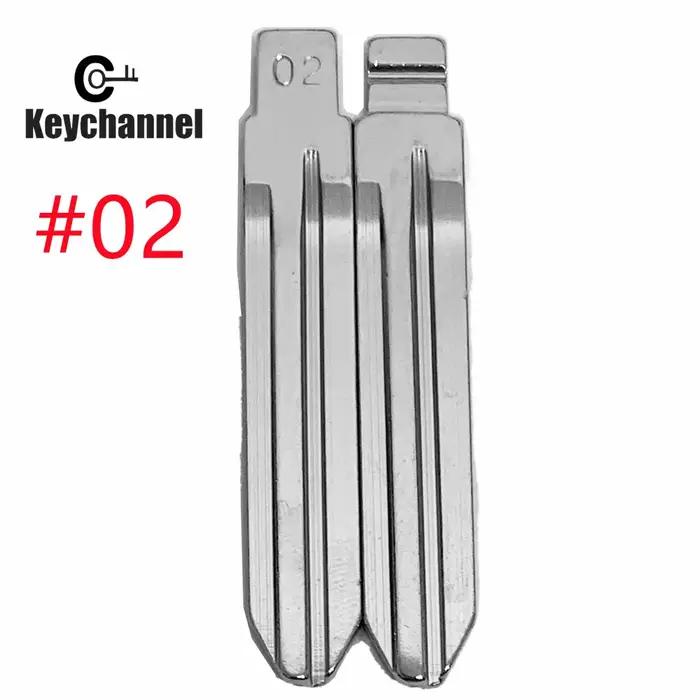 35 pièces clé de voiture vierge HU66 SIP22 Toy43 KD clé lame HU83 Xhorse clé rabattable pour KEYDIY
