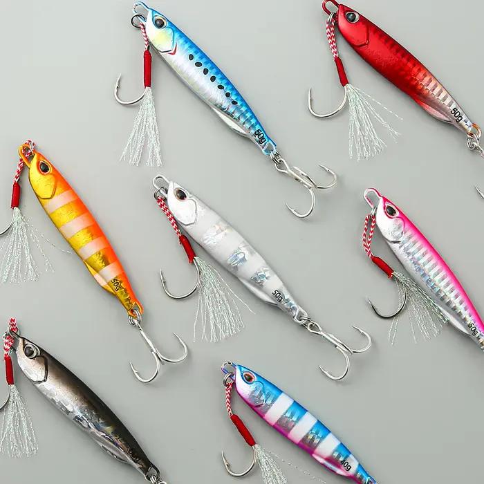 2021 Japen métal moulé gabarit cuillère 10/15/20/30/40/50g rivage coulée gabarits poisson bar de mer