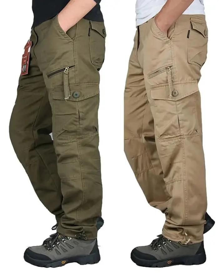 Pantalon cargo camouflage tactique coton pour chasse et outdoor - Coupe confortable homme