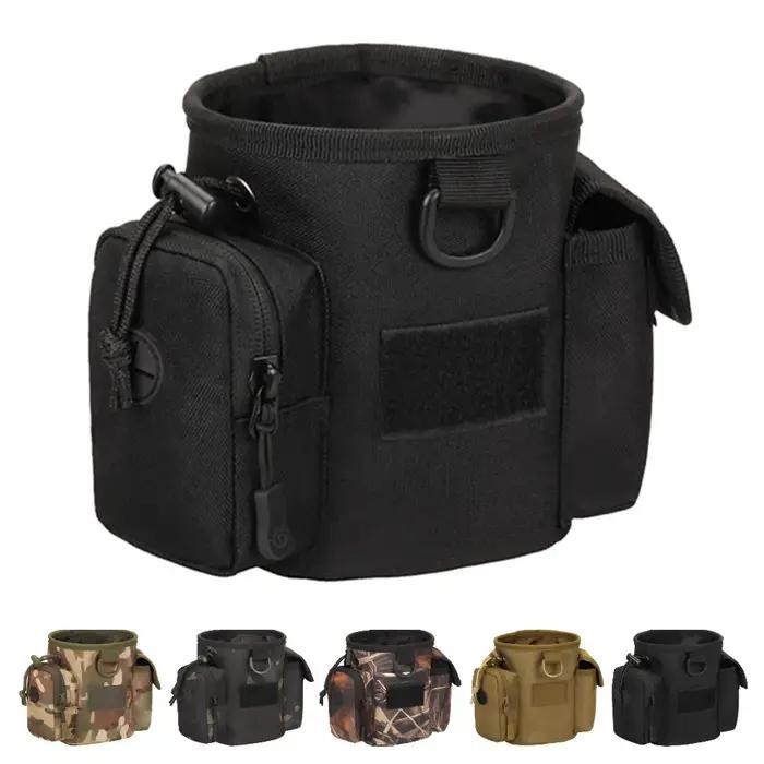 Sac de friandises pour chien Portable, sac de collation pour chien d'entraînement en plein air, appât de friandises pour chiots, pochette de poche d'alimentation pour animaux de compagnie, sacs de tai