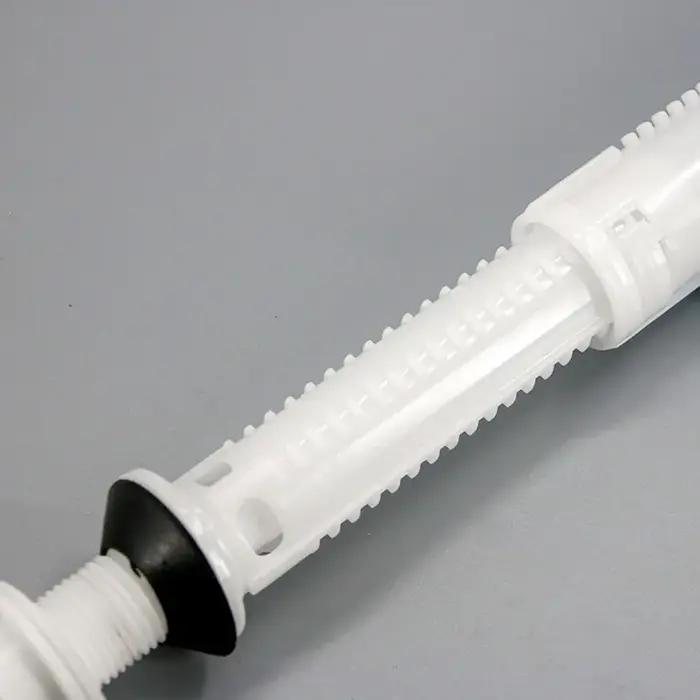 Kit de Valve de Chasse d'Admission de Toilette en Chrome Raccords de Réservoir d'Eau Flotteur Réglable Bouton Poussoir Économie d'Eau
