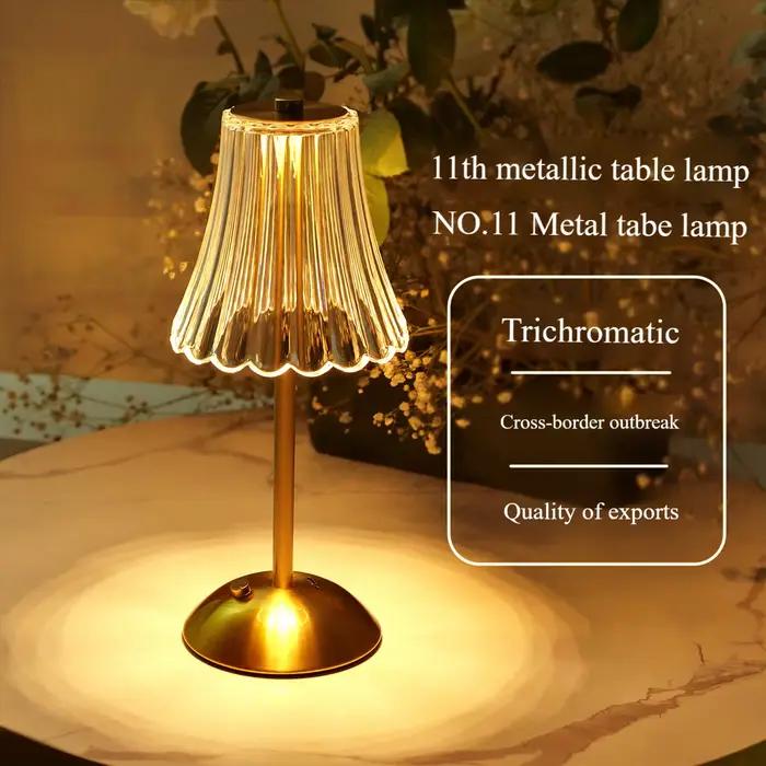 Lampe de Table chambre à coucher, lampe de chevet lumière luxe diamant cristal lampe haut de gamme a