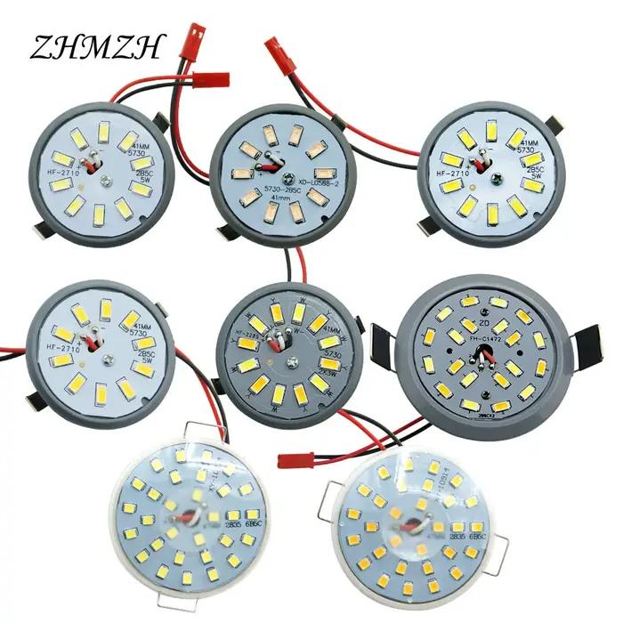 Spot lumineux LED intégré à branchement Direct, projecteur rond encastré au plafond, parapluie, ampo