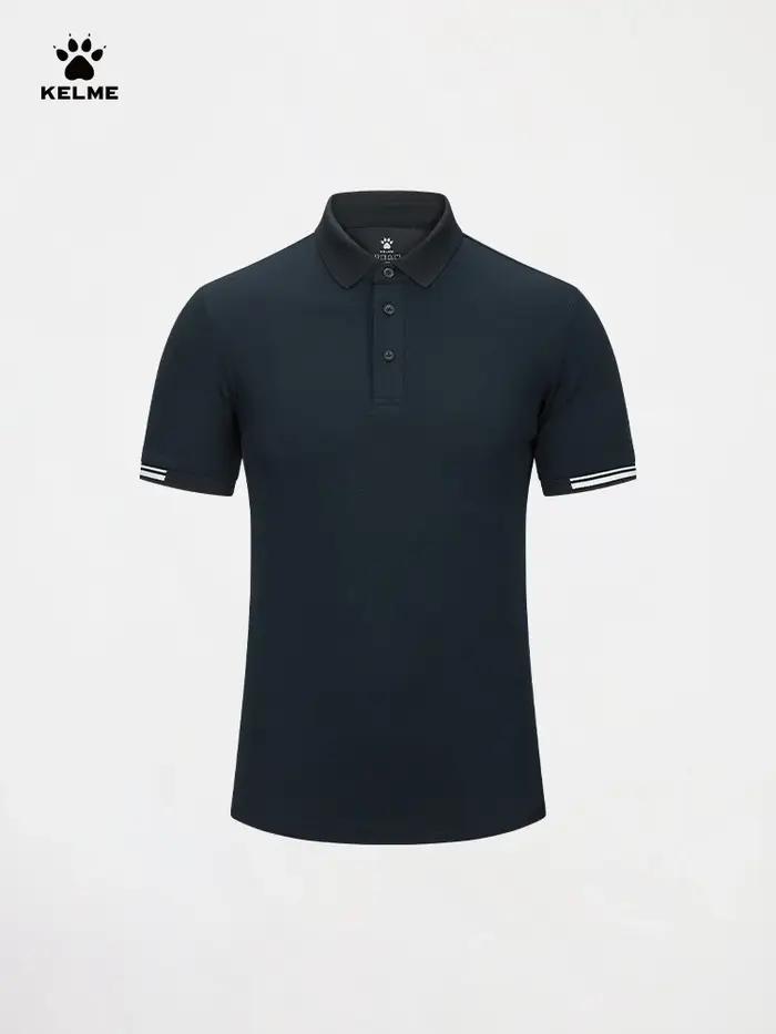 Kelme – Polo confortable pour hommes, T-shirt à revers, pour Sports de plein air, respirant, manches