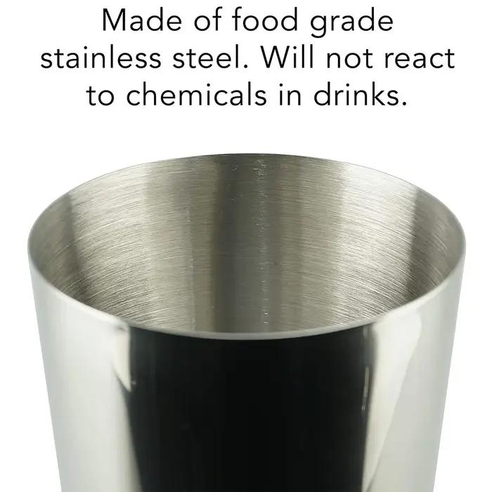 Ensemble de shaker à cocktail professionnel en acier inoxydable pour bar à domicile et occasions spéciales