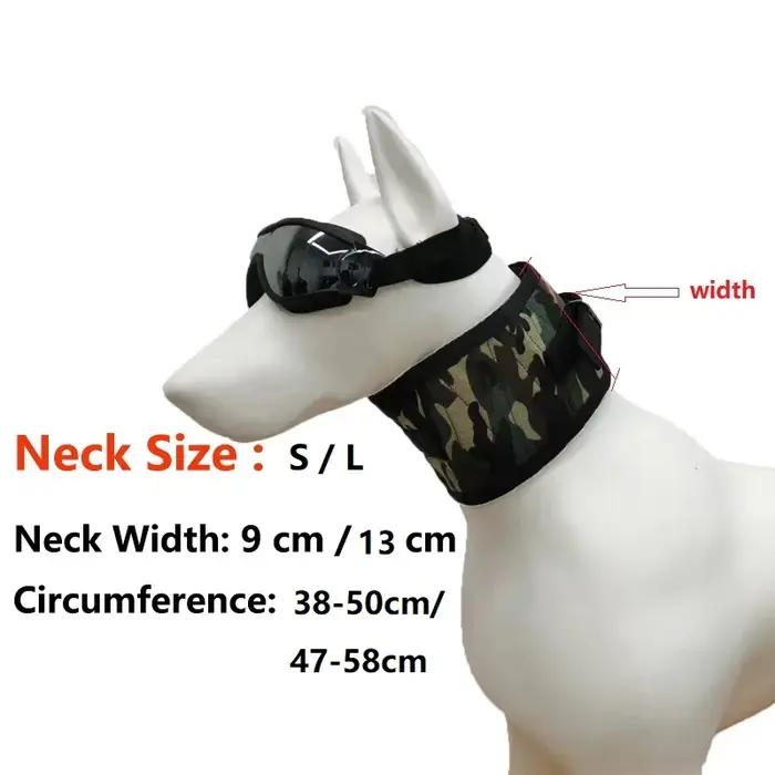 Protège-cou pour chien de chasse JANPET en nylon robuste pour toutes les saisons et activités de plein air
