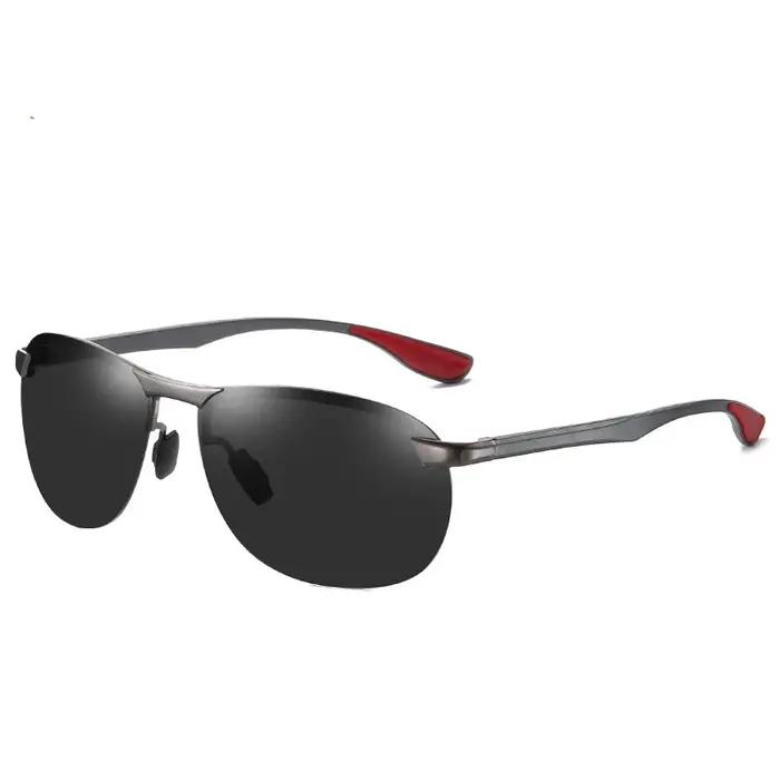 Nouveau aluminium magnésium lunettes de soleil lunettes polarisées hommes conducteurs sport Cycliste
