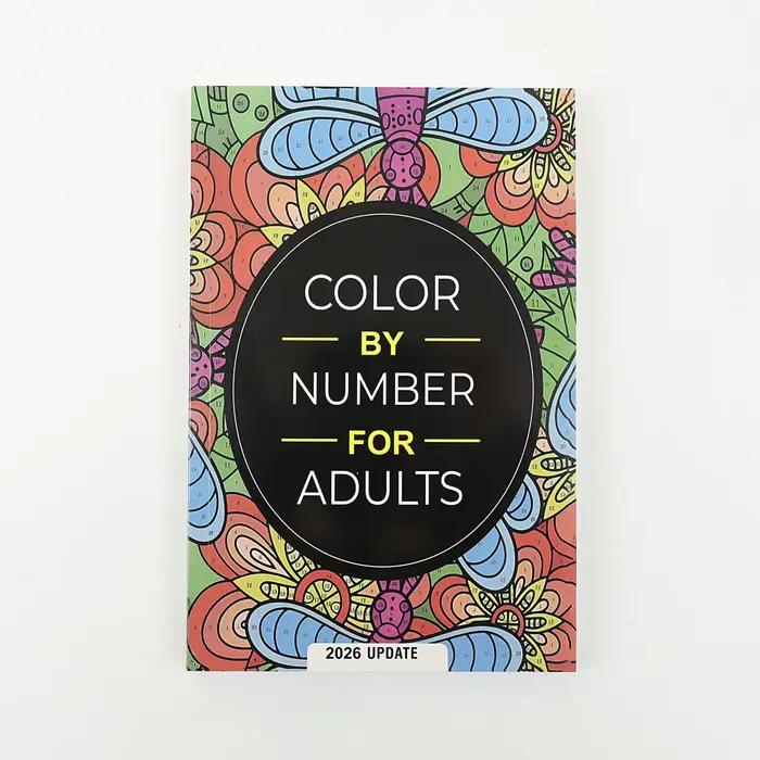 Coloriage par numéros pour adultes : relaxation et soulagement du stress pour adultes, fleurs, anima