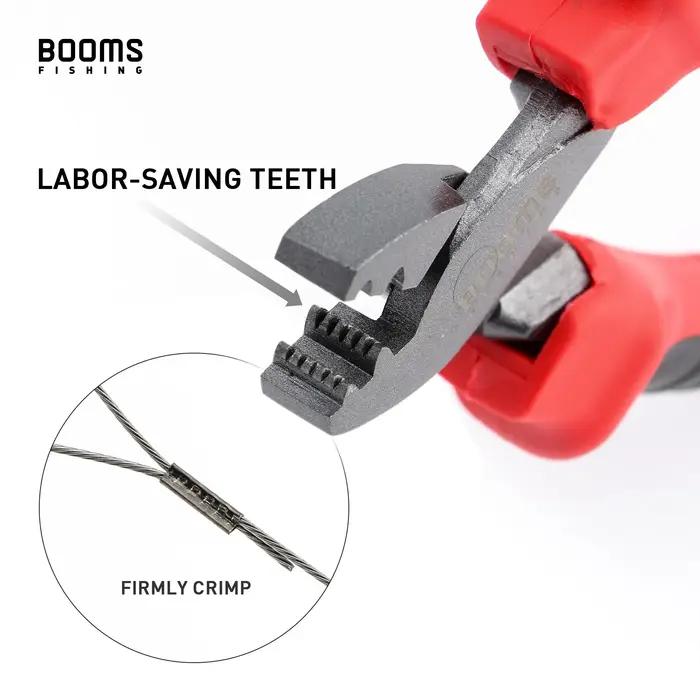 Booms Fishing – pince à sertir CP2, pour outils de prise à baril unique, poignée légère et antidérap