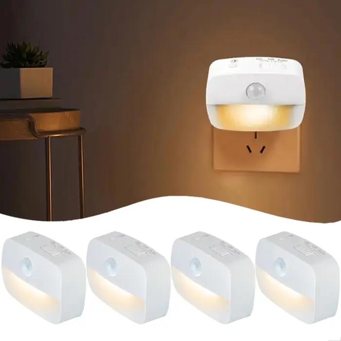 LED veilleuse ue Plug In capteur de mouvement intelligent lumière 220V applique pour maison allée WC
