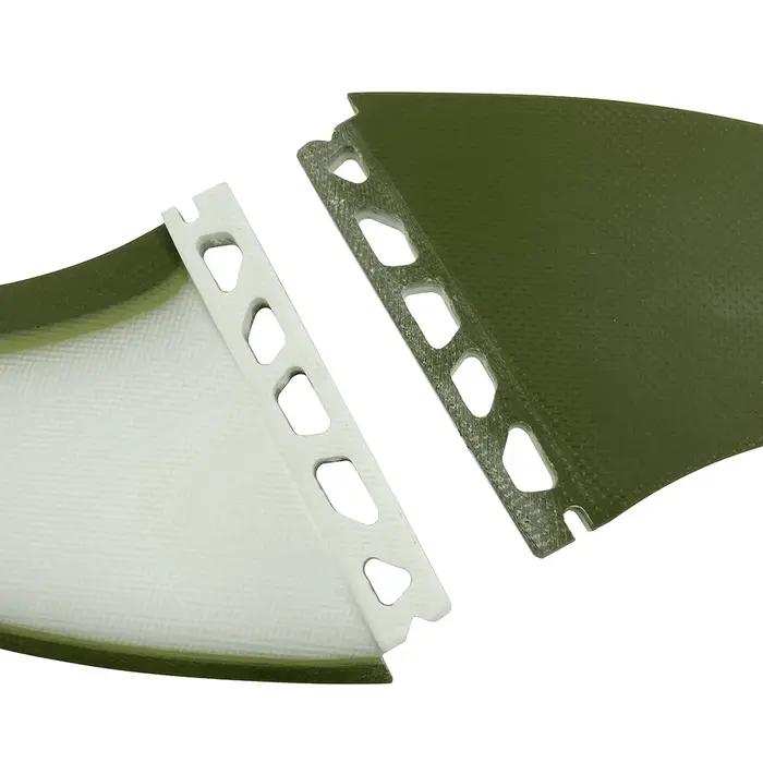 UPSURF Future Quilhas Tri Fins T1 3 FINS Thruster Fiberglass Surfboard Fins Single Tab Surfing Equip