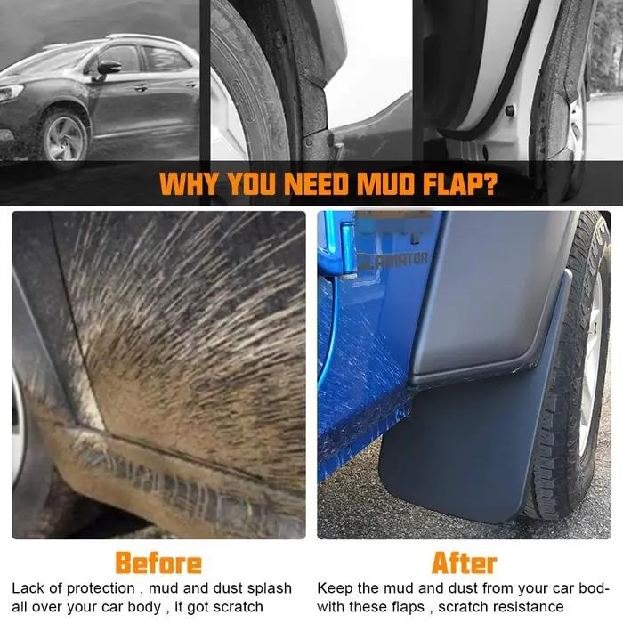 Garde-boue de voiture avant et arrière, protection contre les éclaboussures pour Jeep Wrangler JL Gl
