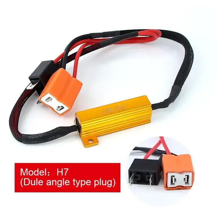 2X 50W H4 H7 H11 9006 hb3 hb4 h9 h8 h10 résistance de charge de voiture annuleur d'erreur décodeur L