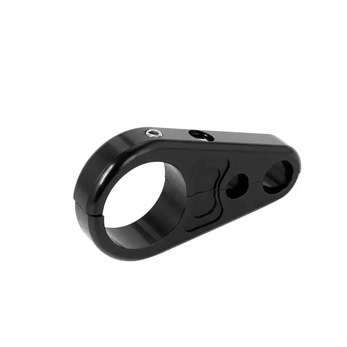Pour Harley Dyna Sportster XL café Racer 1 "25mm cadre de moto guidon câble d'embrayage pince de ligne de frein Clips