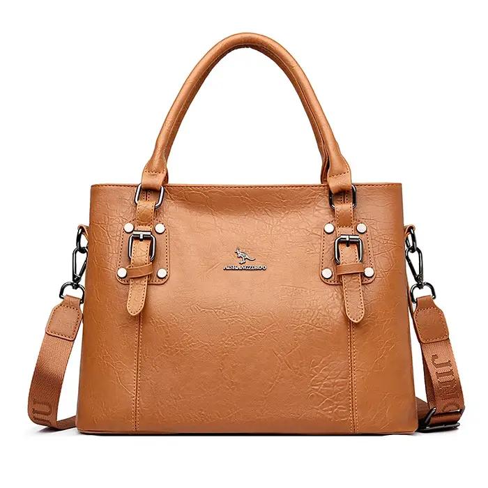 Sacs à main en cuir PU souple de marque authentique