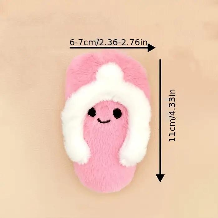 Jouet à mâcher pour chien en forme de pantoufle | Chausson de nettoyage dentaire durable en mélange de polyester pour