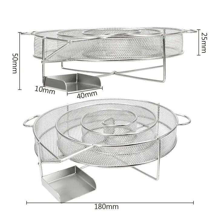 Générateur de fumée froide en acier inoxydable pour fumer du saumon, du bacon, des œufs, du fromage, et autres aliments pour une cuisine sophistiquée