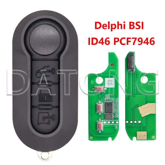 Datong World clé de voiture pour Fiat 500L Ducato citroën cavalier Peugeot Boxer Marelli
