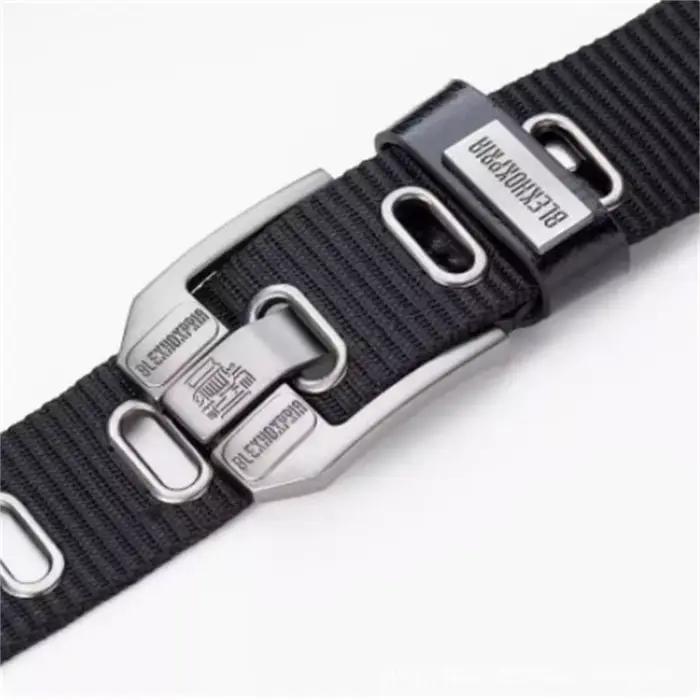 Ceinture à boucle ardillon pour hommes, ceinture en toile, ceinture en Nylon à la mode, ceinture en