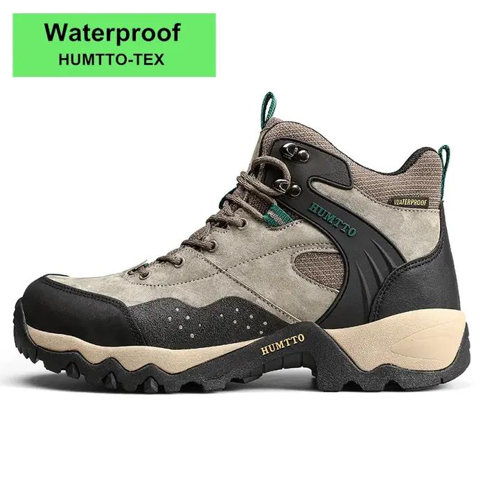 HUMTTO – baskets de randonnée en cuir pour hommes