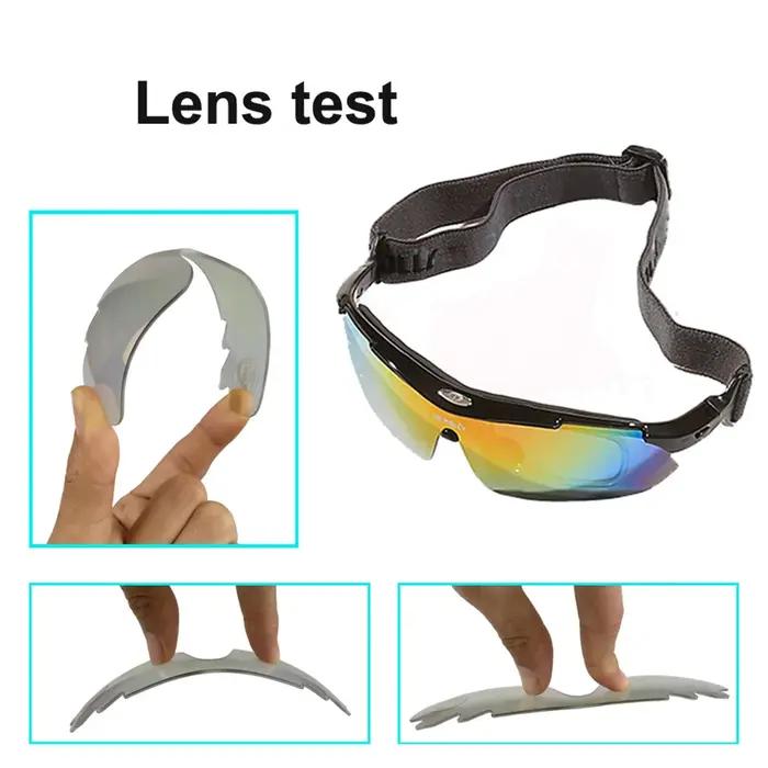 Lunettes de soleil polarisées pour cyclisme, ensemble de 5 lentilles, sport de plein air, pour homme