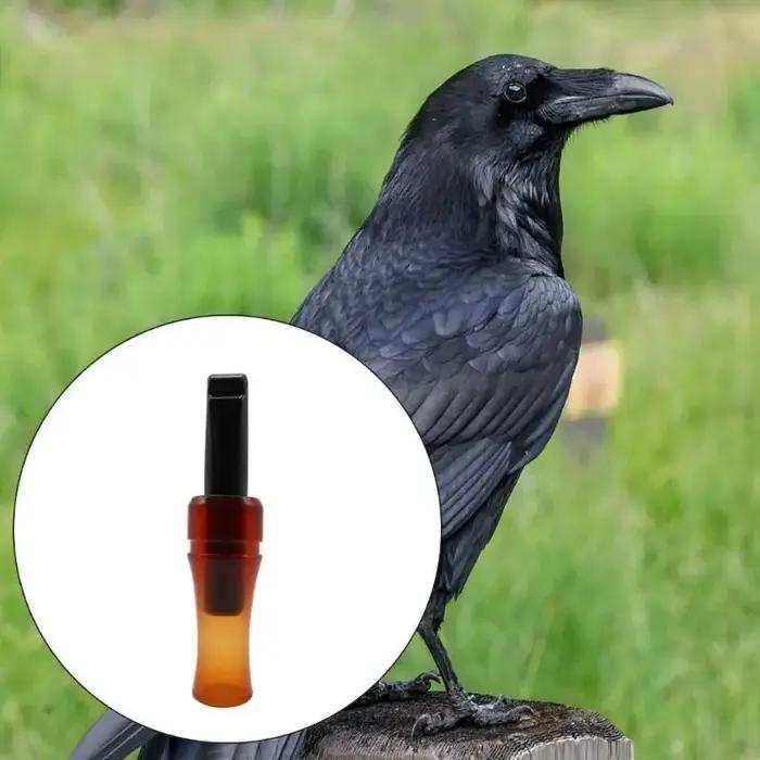 Appel corbeau décoy pour chasse extérieure - Sifflet simulation sonore efficace pour attirer le gibier