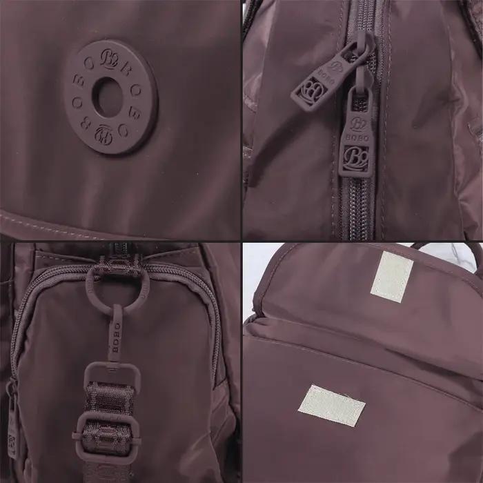 Sac à dos polyvalent et léger pour femmes, sac à bandoulière unisexe multi-poches, sacs Preppy léger