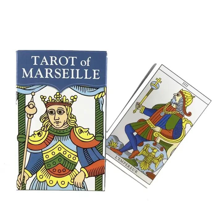 Tarot de Marseille Mini Marseille Tarot 78 cartes Deck jeu de société de poche