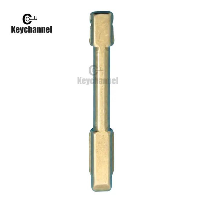 Keychannel 10PCS NO. Lame de clé de voiture 90 KD Blank FO21 pour Ford Focus Mondeo Jaguar XJ8 pour