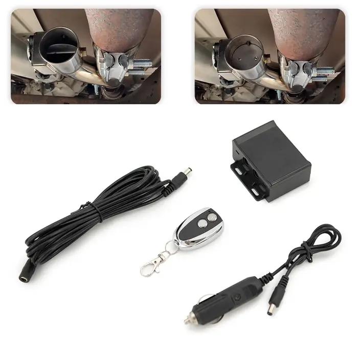 Commutateur de télécommande électronique 12V + boîte de commande pour Kit de découpe d'échappement é