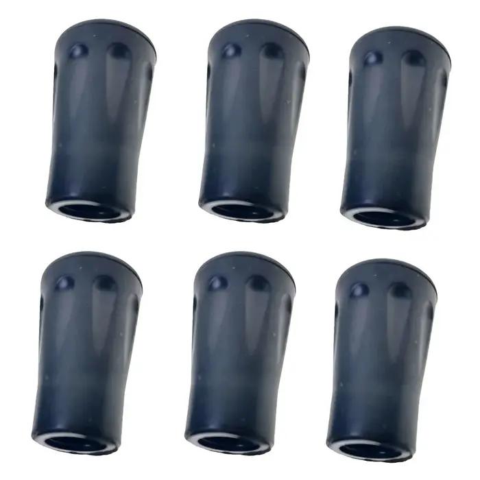 Lot de 6 embouts de protection en caoutchouc pour bâtons de marche