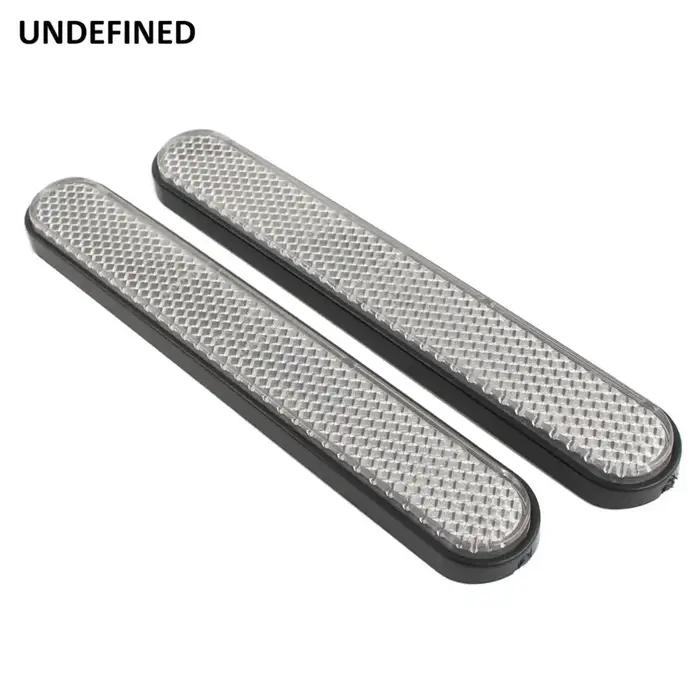 Réflecteur universel de moto pour Harley Sportster Dyna, couvercle de loquet de sacoche rectangulair
