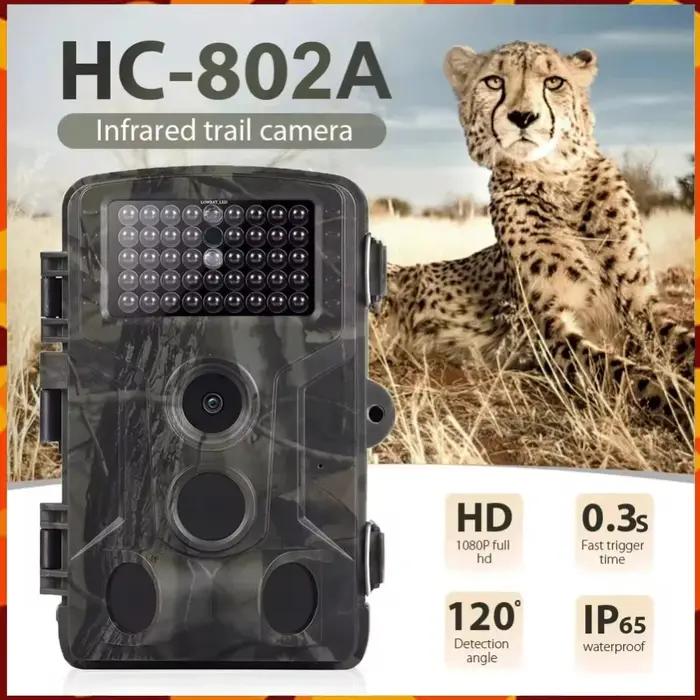 Caméra de chasse à vision nocturne 2.7K avec détection de mouvement et prise de photos et vidéos pour observation de la faune en plein air