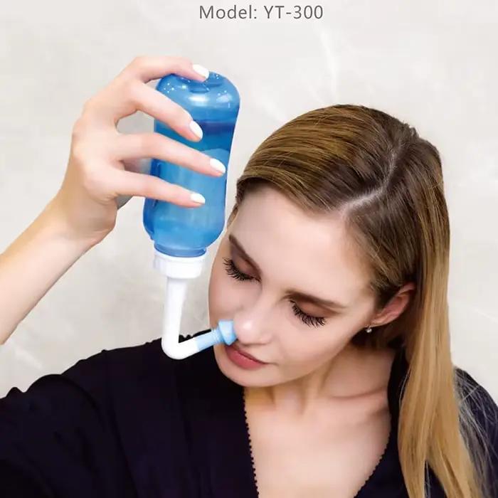 Nettoyeur de lavage du nez, irrigateur Nasal, bouteille de rinçage, protecteur du nez, évite la rhin