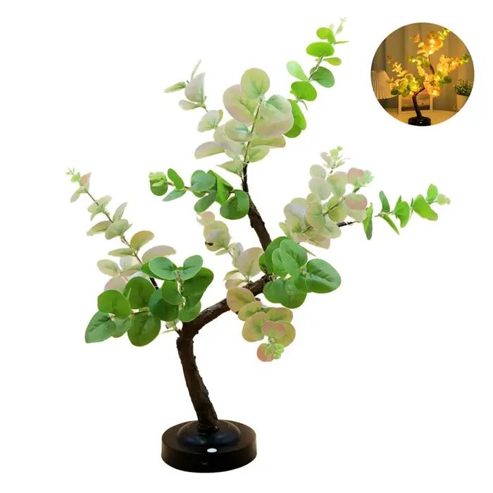 Lampe LED en Forme d'Arbre Bonsaï avec Branches Réglables