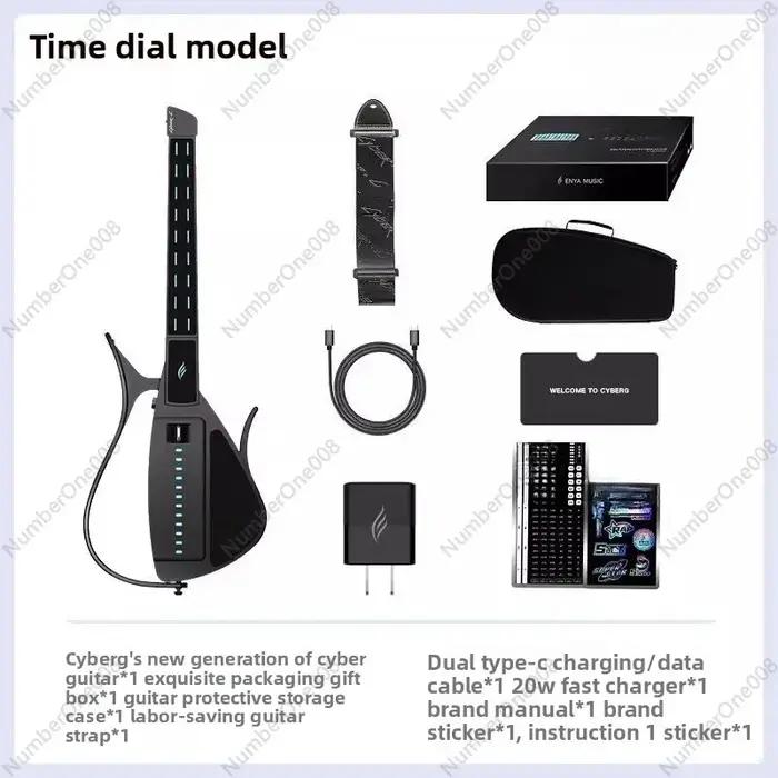 Cyber électronique sans cordes automatique guitare Piano accompagnement Intelligent choix de clavier